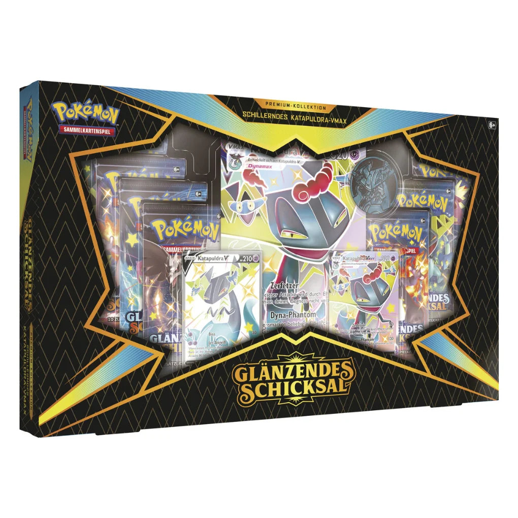 Pokémon - Glänzendes Schicksal Colección Katapuldra-VMAX brillante - Alemán