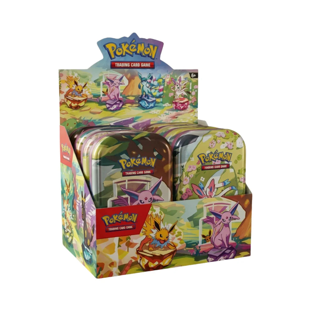 Pokémon - Prismatic Evolutions Display de mini latas - Inglés