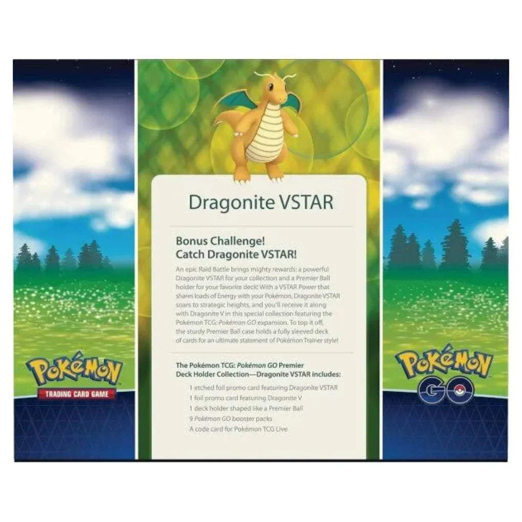 Pokémon GO Dragoran-VSTAR Caja colección soporte premier - Alemán