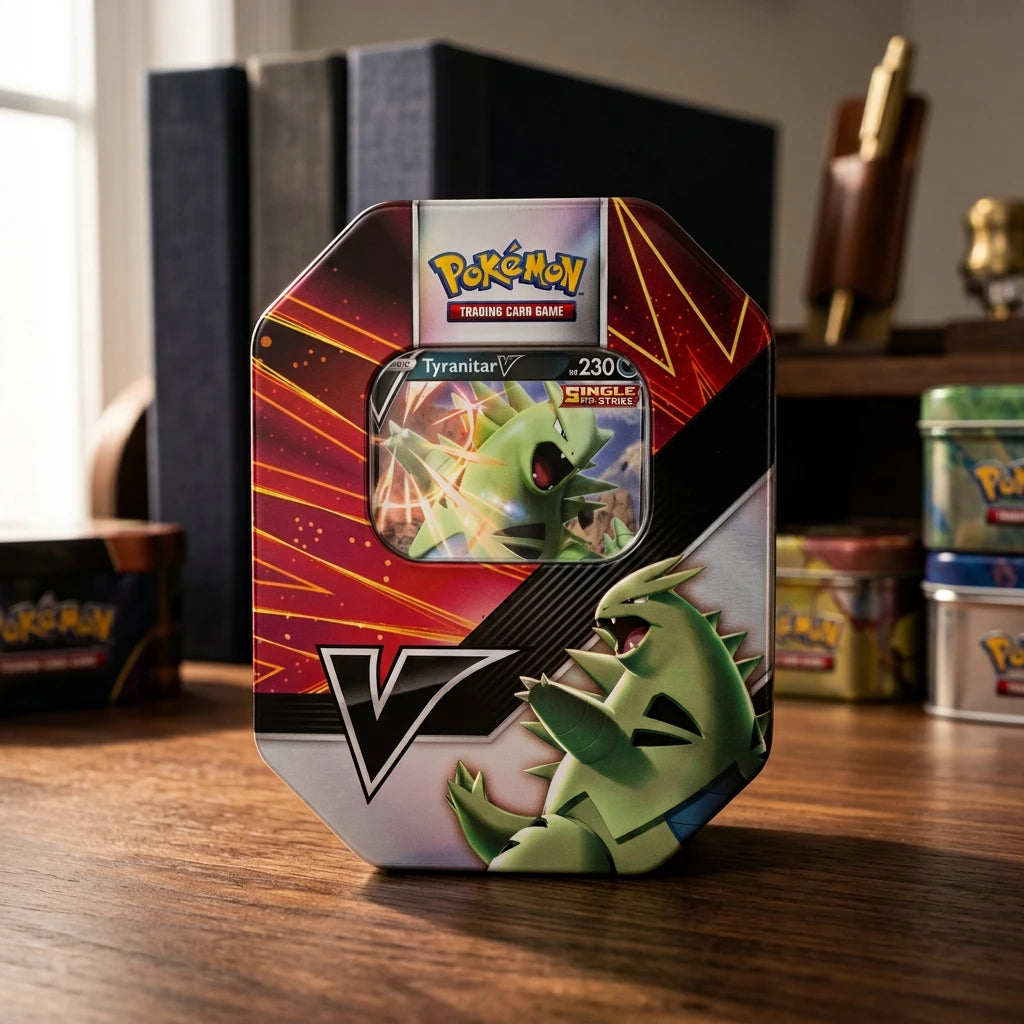 Pokémon - Battle Styles V Strikers Tyranitar-V Lata - Inglés