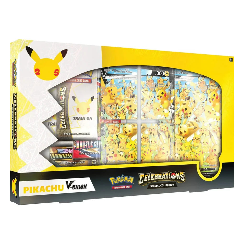 Pokémon - Celebrations Pikachu-V-UNION Caja colección especial - Alemán
