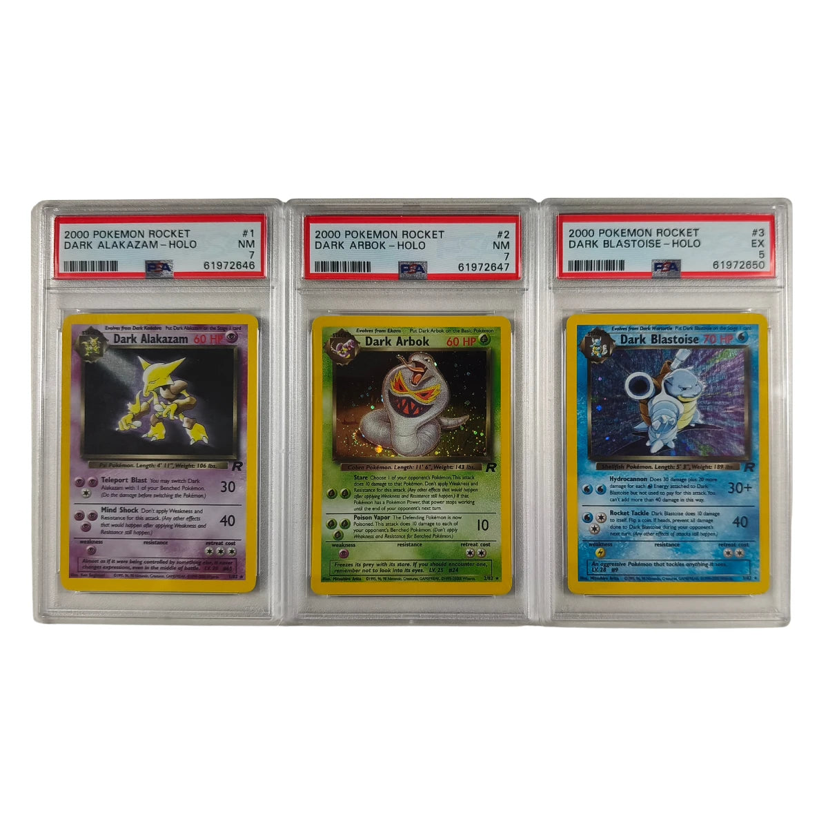 Pokémon - Team Rocket Complete Set 1-83/82 including Holos – PSA graded