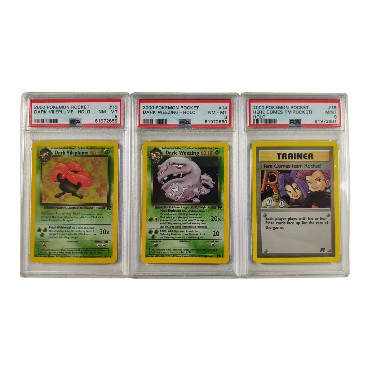 Pokémon - Team Rocket Complete Set 1-83/82 including Holos – PSA graded