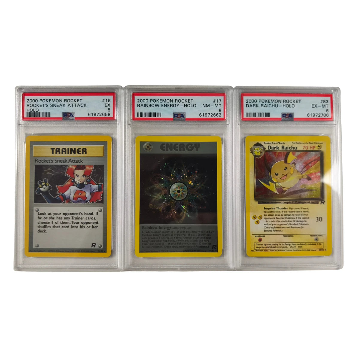 Pokémon - Team Rocket Complete Set 1-83/82 including Holos – PSA graded