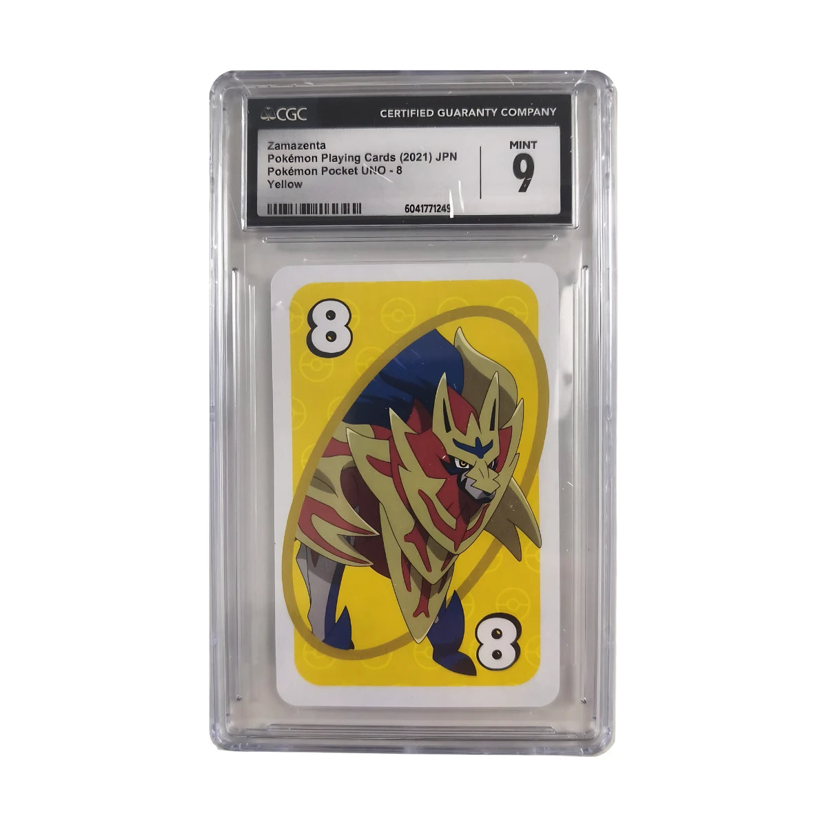 Pokémon - Zamazenta UNO Card #8 Yellow (Pokémon Pocket UNO) – CGC 9 Mint