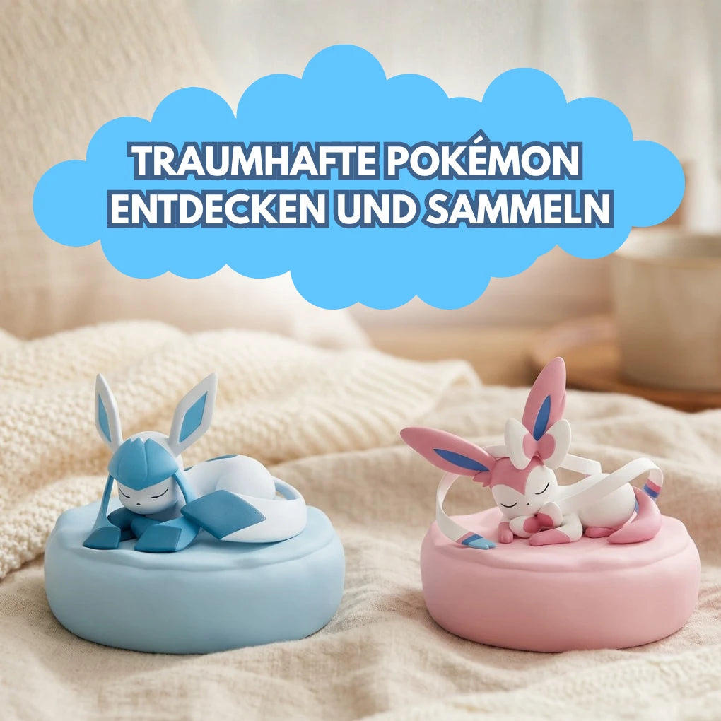 Pokémon Eeveelutions Sleeping Series Caja ciega – Figura coleccionable de Evoli y evoluciones