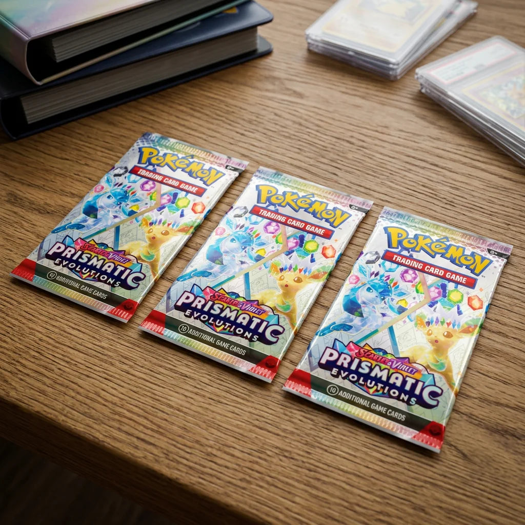 Pokémon Scarlet & Violet Prismatic Evolutions Sobre - Inglés