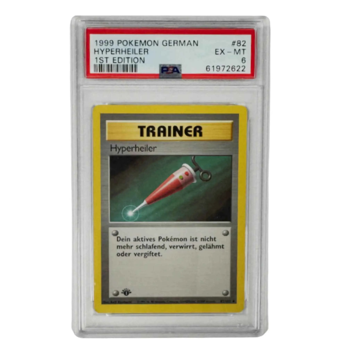 Pokémon - Hyperheiler 1st Edition #82/102 (Base Set) – PSA 6 Excellent-Mint