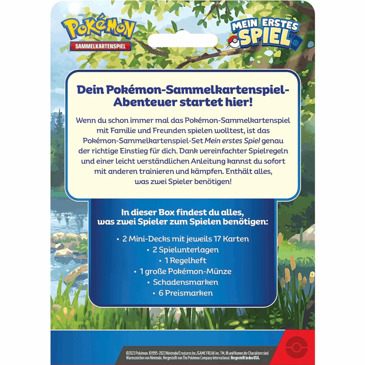 Pokémon - Mein erstes Spiel 2 Decks mit Pikachu & Bisasam - DE