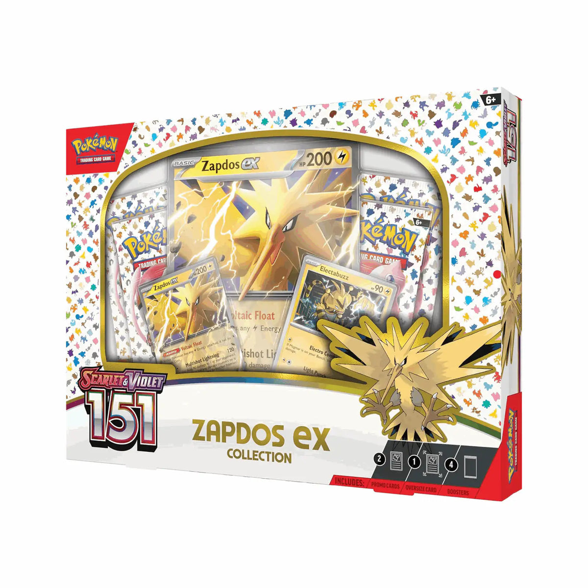 Pokémon  - Scarlet & Violet: 151 Zapdos ex Collection - EN