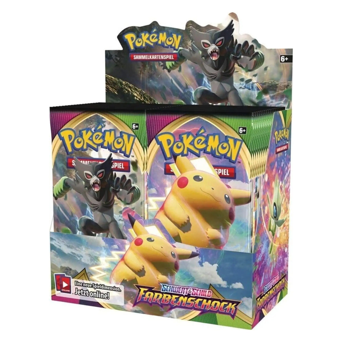 Pokémon - Schwert & Schild: Farbenschock Booster Display - DE
