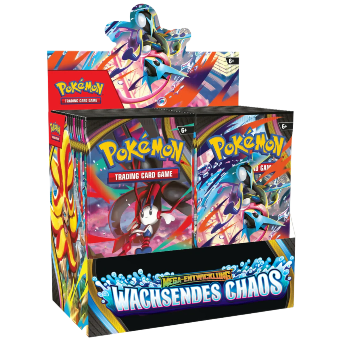 Pokémon - Mega-Entwicklung: Wachsendes Chaos Caja de sobres - Alemán