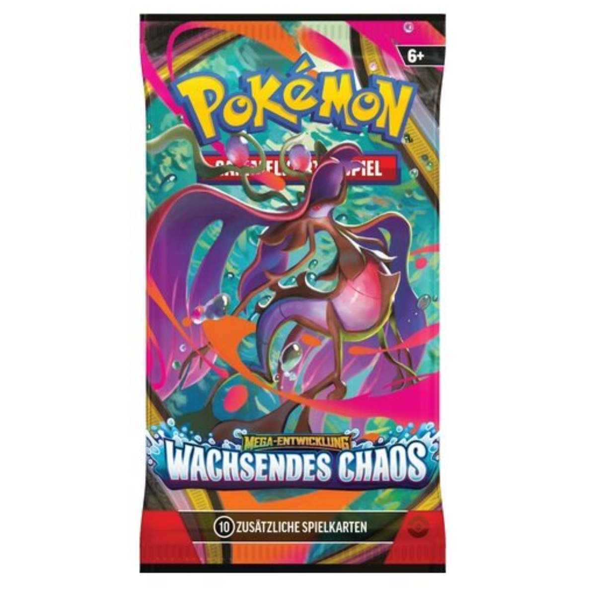 Pokémon - Mega-Entwicklung: Wachsendes Chaos Caja de sobres - Alemán