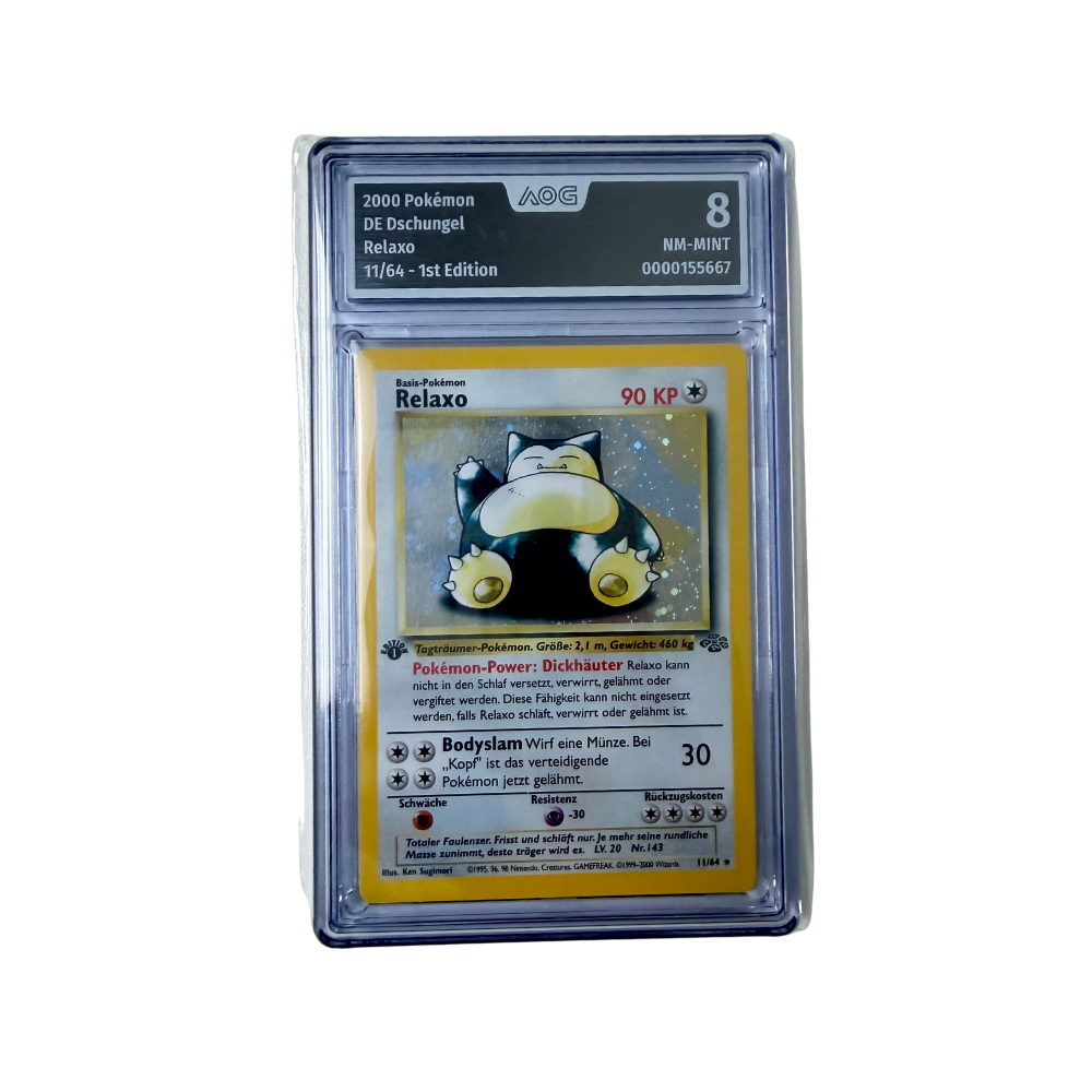 Pokémon - Snorlax #11/64 (Dschungel 1st Edition) – AOG 8 NM-MINT