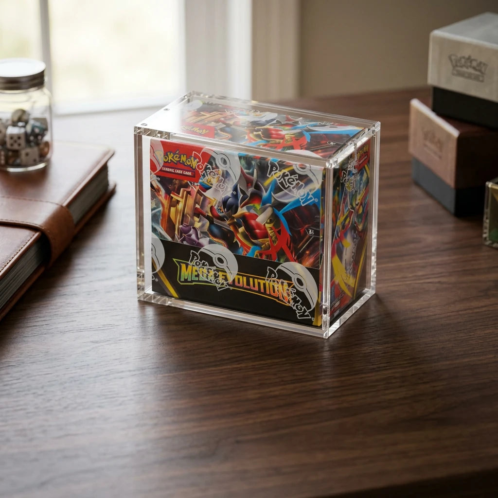 The Acrylic Box - Pokémon Booster Box Acrylic Case German & English