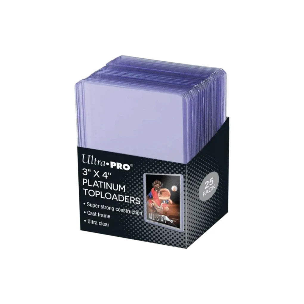 Ultra PRO 3 x 4 Platinum Toploader 25-pack