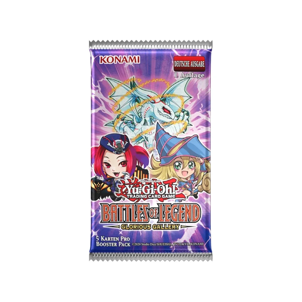Yu-Gi-Oh! Battles of Legend: Glorious Gallery Caja de sobres - Alemán