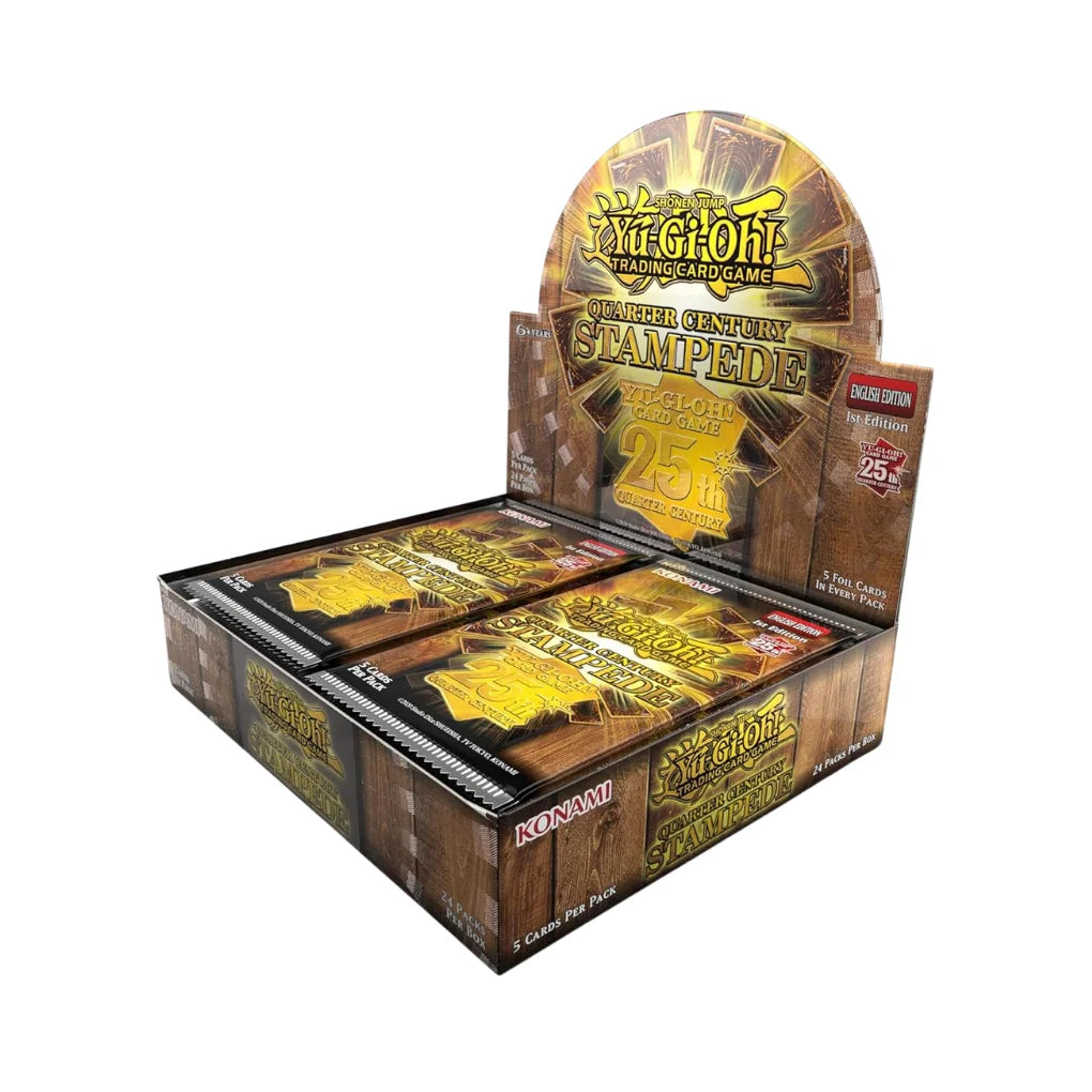 Yu-Gi-Oh! Quarter Century Stampede Caja de sobres - Inglés
