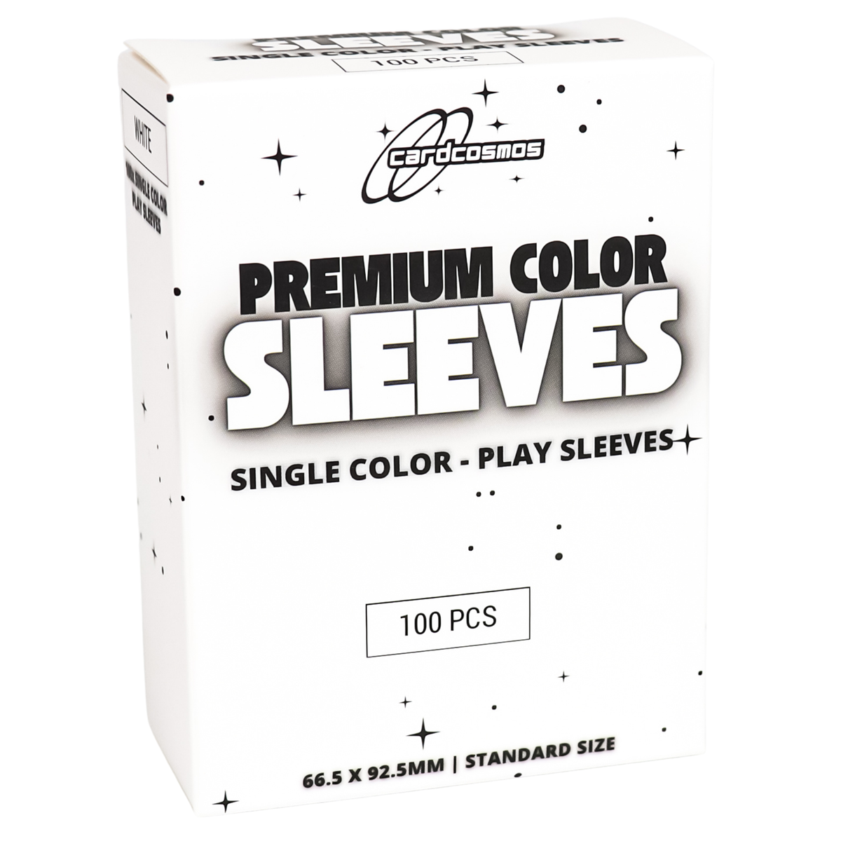 cardcosmos - Fundas mate premium blancas | 100stk