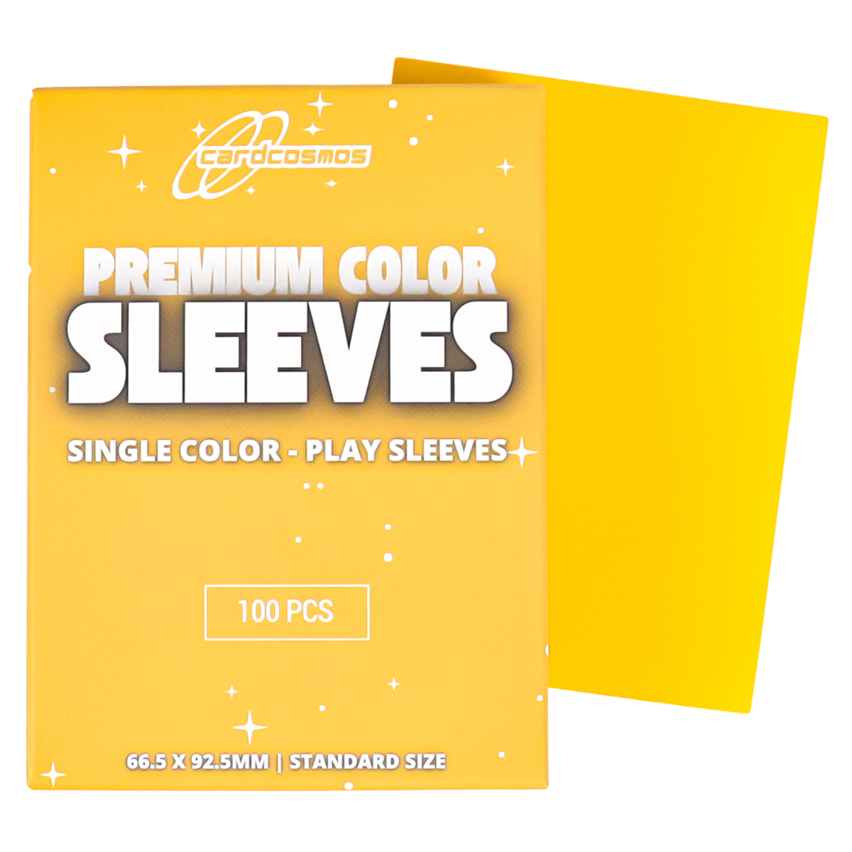 cardcosmos - Fundas mate premium amarillas | 100stk