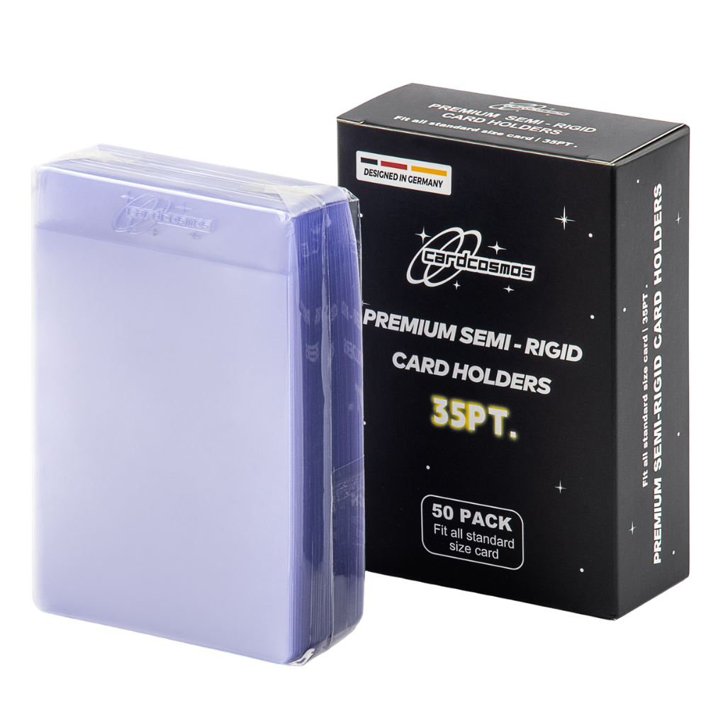 cardcosmos - Fundas semirrígidas premium para cartas 35PT | 50 unidades