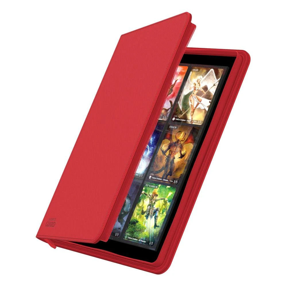 Ultimate Guard Zipfolio 360 18-Pocket Xenoskin Rojo